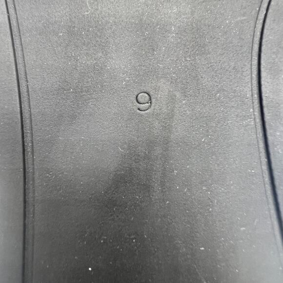 Tory Burch Everly Slide Softy Naplak Cow Perfect Black/Crystal Size 9 NEW - Picture 8 of 9